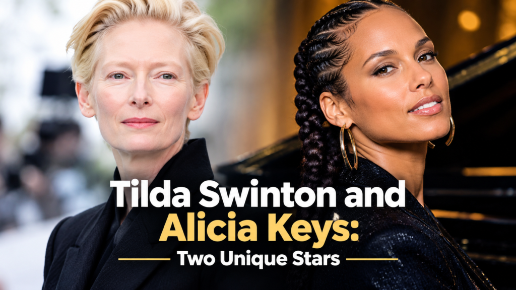 Tilda Swinton and Alicia Keys
